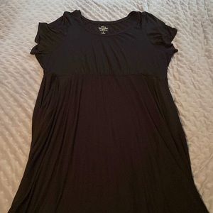 Torrid size 5, black casual dress with pockets